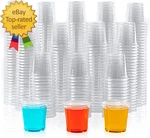 1000 Pack Oz Plastic Shot Glasses Ounce Clear Disposable Party Cups New. Price: $42.98.