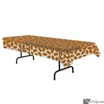 Beistle Footballs Party 54" X 108" Rectangle Plastic Tablecover, Transp... New. Price: $10.21.