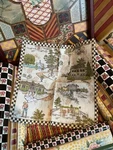 Mackenzie-childs Aurora Cocktail Paper 1 Napkin With Courtly Check For Decoupage New. Price: $6.00.