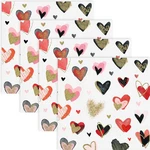 Quera 50 Pack Colorful Heart Cocktail Beverage Paper 6.5 X Inches, Love New. Price: $11.99.