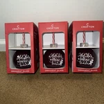 X Crofton Holiday Cheer Ornament Glass, Red, 390ML, With Straw, Twist Off Cap New. Price: $16.00.