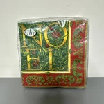 Ihr Ideal Home Range Christmas Noel Cocktail Napkins, 20-COUNT, 5" New. Price: $7.96.