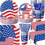 Potchen 452 Pcs Party Supplies: Plates, Napkins, Cups, Cutlery - 50 Guests New. Price: $56.98.