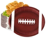 50PCS Football Plates, Large 9 X 11 Inch Shaped Disposable Paper New. Price: $22.07.