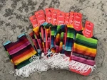 New - 10 Amscan Mexican Fiesta Cinco Fabric Drink Cozy. Price: $39.95.