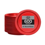 Hanna K. Signature Red Plastic Plates 9 Inch - 600 Count Solid Roun... New. Price: $131.31.
