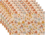Retro Floral Hippie 12"X18", Mushroom Groovy Flower New. Price: $28.14.