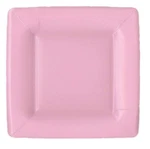 Caspari Square Paper Salad/dessert Plates, Grosgrain Light Pink -2 Pack (8604SP) New. Price: $19.00.
