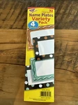 Trend Metal Dots & Squiggles Embossed Name Plates Variety Pack, 32 Count New. Price: $12.99.