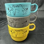 Osk Snoopy Plastic Cup Set Of Three PT-6 Japanese Used. Price: $8.05.
