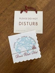 Vintage 1960'S Brown Palace Hotel Denver - Cocktail Napkin And Room Door Sign Used. Price: $25.99.