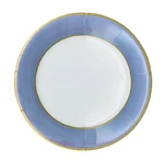 Caspari Round Paper Salad/dessert Plate, Watercolor Blue - Packs (19162SP) New. Price: $19.99.