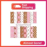 Jarthenaamcs 32 Sheets Christmas Pattern Papers Gingerbread Man Dot Snowflake New. Price: $14.20.
