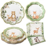 Kate Aspen 62 Piece Woodland Baby Shower Tableware Party Kit - 7 Inch (16X) & New. Price: $23.24.