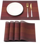 Heloho Halloween Christmas Red Placemats Set Of Kitchen Table 4PCS, New. Price: $12.26.