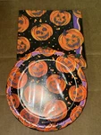 Creative Converting Napkins + Plates Halloween Treats Pumpkin Magic Sealed New. Price: $13.00.