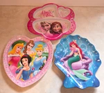 Lot Of 3 Kids Zak! Melamine Plates Disney Princess Frozen Ariel Snow White Belle Used. Price: $27.87.