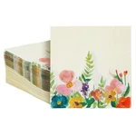 Juvale Floral Disposable Paper Napkins - 100 Pack, 6.5 13 Inches, Multicolor New. Price: $24.99.