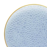 Round Rim Hammered Glass Disposable Plastic Dinner Or Salad Plates - 120 Pcs New. Price: $51.99.