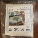 June Tailor Quilt You Go Casablanca Placemats Set Of 6 - Kit New. Price: $31.00.