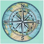 Bon Voyage Luncheon Napkins For Halloween - Beistle New. Price: $17.74.