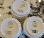 3 Rare Royal Copenhagen Set Cup Sake Denmark Shot Glass Porcelain Great Gift New. Price: $75.00.