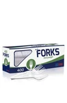 400 Pack Extra Heavyweight Disposable White Plastic Forks - Duty ... New. Price: $36.88.