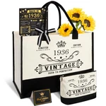 Yeohjoy 90TH Birthday Gifts For Women Canvas Tote Bag Travel Gear, Unique ... New. Price: $35.10.