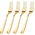 100 Pcs Gold Plastic Forks Heavy Duty Sturdy&durable Disposable 7.4INC... New. Price: $26.24.