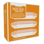 100 Paper Hot Dog Trays White Wrappers 8 Inch Pack, New. Price: $16.41.