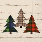 40 Ct Christmas Cocktail Napkins 3-PLY Checkered Pines Design Party Supply New. Price: $23.36.