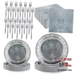 Jingmore Pcs Medieval Pirate Party Supplies Disposable Paper Pewter-style 96 New. Price: $39.50.