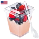 Easercy 50 Pack Oz Plastic Dessert Cups Lids Yogurt Parfait/appetizer New. Price: $25.92.