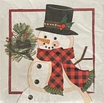 Christmas Lunch Napkins 2 Ply Paper 13X13 Red Snowman Santa Buffalo Plaid 40 Ct New. Price: $16.04.