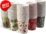 100 Pack Christmas Paper Cups 9OZ Disposable Holiday Hot Cold Beverage - Us New. Price: $27.95.