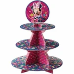Minnie Mouse Treat Stand 25 Cupcake Holder Centerpiece Wilton New. Price: $14.99.