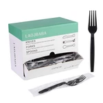 Laojbaba Plastic Disposable Individually Packaged Forks, Black New. Price: $31.90.