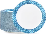 Paper Plates 10 Inch, Soak And Cut Proof, Blue Lar Disposable New. Price: $30.86.