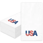 50PCS Patriotic Guest Napkins 4TH Of July Usa Disposable Paper American New. Price: $17.99.