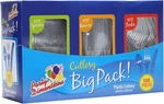 Party Dimensions 300 Count Plastic Cutlery Combo Box, Disposable Clear New. Price: $28.99.
