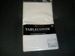New Amscan Plastic Tablecover 84" Round 213 Cm (O71). Price: $13.49.
