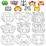 Lonfliness 63 Set Animal Coloring Mask Jungle Paper Small Medium, Colorful New. Price: $29.07.