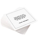 Five Star Hemingway Quote Cocktail Napkins 50CT White Cotton Party Bar New. Price: $72.49.
