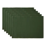 Dii Basic Everyday Ribbed Tabletop 100% Cotton, Placemat 13X19", Dark Green New. Price: $33.99.