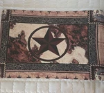 Western Texas Star Placemats Set Of 6 Rustic Vintage Country Linen Washable P... New. Price: $13.99.