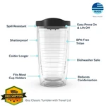 Tervis 16OZ Inkreel Coral Double Walled Insulated Tumbler Usa Made New. Price: $27.99.