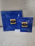 Amscan Royal Blue 10" And 7.25" Square Plastic Plates New. Price: $21.00.