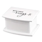 Lillian Rose White, Thee Wed Box Ring Pillow Alternative, Count (pack Of 1) New. Price: $21.65.