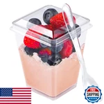 Easercy 50 Pack Oz Plastic Dessert Cups Lids Yogurt Parfait/appetizer New. Price: $26.21.