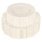 Sut 60 Pcs Ivory Plastic Plates, Disposable For 30 Guests Include 10 I... New. Price: $50.72.